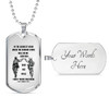 Personalized My Brother Dog Tag Necklace Chain - Inspirational To My Brother, Best Gifts For Your Brother, Idea Gift, Birthday, Christmas Gift For Brother ndbo24