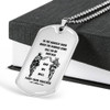 Personalized My Brother Dog Tag Necklace Chain - Inspirational To My Brother, Best Gifts For Your Brother, Idea Gift, Birthday, Christmas Gift For Brother ndbo24
