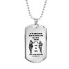 Personalized My Brother Dog Tag Necklace Chain - Inspirational To My Brother, Best Gifts For Your Brother, Idea Gift, Birthday, Christmas Gift For Brother ndbo24