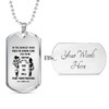 Personalized My Brother Dog Tag Necklace Chain - Inspirational To My Brother, Best Gifts For Your Brother, Idea Gift, Birthday, Christmas Gift For Brother ndbo27
