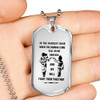 Personalized My Brother Dog Tag Necklace Chain - Inspirational To My Brother, Best Gifts For Your Brother, Idea Gift, Birthday, Christmas Gift For Brother ndbo27