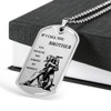Personalized My Brother Dog Tag Necklace Chain - Inspirational To My Brother, Best Gifts For Your Brother, Idea Gift, Birthday, Christmas Gift For Brother ndbo10