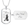 Personalized My Brother Dog Tag Necklace Chain - Inspirational To My Brother, Best Gifts For Your Brother, Idea Gift, Birthday, Christmas Gift For Brother ndbo6