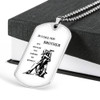 Personalized My Brother Dog Tag Necklace Chain - Inspirational To My Brother, Best Gifts For Your Brother, Idea Gift, Birthday, Christmas Gift For Brother ndbo6