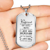 Boyfriend Dog Tag, To My Boyfriend From Girlfriend Dog Tag, Boyfriend Dog Tags Idea, Gift For Boyfriend, Birthday Gift, Christmas Gift, Valentine Gift For Boyfriend ndbf139