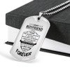 Boyfriend Dog Tag, To My Boyfriend From Girlfriend Dog Tag, Boyfriend Dog Tags Idea, Gift For Boyfriend, Birthday Gift, Christmas Gift, Valentine Gift For Boyfriend ndbf124