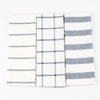Striped and Checked Table Napkins (Set of 4)