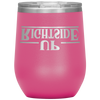 Right Side Up Wine Tumbler with Lid [Things Are About To Get Strange!]