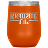 Right Side Up Wine Tumbler with Lid [Things Are About To Get Strange!]