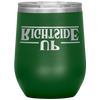 Right Side Up Wine Tumbler with Lid [Things Are About To Get Strange!]