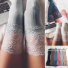 Women Winter Over Knee Long Stocking laces