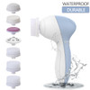 PIXNOR 7 in 1 Electric Facial Cleaning Brush Skin Care Beauty Device Spa Brush Skin Massage Tool