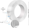 2020 Transparent Velcro Nano Tape Washable and Reusable Double-sided Adhesive Adhesive Universal Hook Tape for Furniture