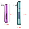 8ml 5ml Portable Mini Refillable Perfume Bottle With Spray Scent Pump Empty Cosmetic Containers Spray Atomizer Bottle For Travel