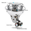 Outdoor Portable Gas Stove Heater  (Silver)