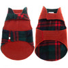 Reversible Fleece Jacket Warm Coat Windproof - Doggy Christmas Gift