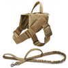 Dog Harness | K9 Adjustable Nylon Vest | Bungee Dog Leash