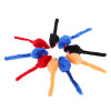 Cat Toys Colorful Mini Mouse Pack of 10 Plush Fat Mice in Various Colors