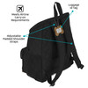 Weekender Bundle: ODG Day Away Tote Bag TM (Black), ODG Dine Away Set (Small Dogs) (Black) and Weekender Backpack