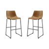 30" Faux Leather Bar Stool (2 pack)