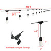 LED Outdoor Waterproof String Lights - 96 ft.