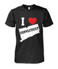 I Love Connecticut Men T-Shirt.558
