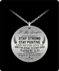 To My Daughter Necklace From Dad, Always Remember To Stay Strong - Stay Positive . . . To My Daughter Necklace From Dad, Always Remember To Stay Strong - Stay Positive . . .