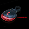 Waterproof bicycle tail light 5LED + 2 laser bicycle light safety warning tail light mountain bike outdoor riding equipment