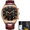 Lige Men's Luxury Causal Watch