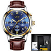 Lige Men's Sport Luxury Chronograph Watch