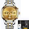 Lige Men's Sport Luxury Chronograph Watch