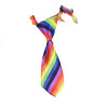 Rainbow Dog Tie