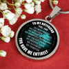 To My Boyfriend Luxury Necklace: Necklace For Boyfriend, Valentine Gift For Boyfriend  548BS