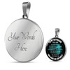 To My Boyfriend Luxury Necklace: Necklace For Boyfriend, Valentine Gift For Boyfriend  548BS