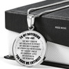 To My Boyfriend Luxury Necklace: Necklace For Boyfriend, Valentine Gift For Boyfriend  548BG
