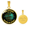To My Boyfriend Luxury Necklace: Necklace For Boyfriend, Valentine Gift For Boyfriend  548BG