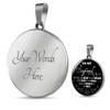 To My Boyfriend Luxury Necklace: Necklace For Boyfriend, Valentine Gift For Boyfriend 544BS