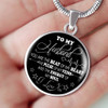 To My Husband Luxury Necklace: Husband And Wife Necklace, Necklace For Husband, Valentine Gift For Husband 543HS