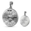 To My Husband Luxury Necklace: Husband And Wife Necklace, Necklace For Husband, Valentine Gift For Husband 543HO