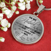To My Husband Luxury Necklace: Husband And Wife Necklace, Necklace For Husband, Valentine Gift For Husband 543HO