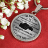 To My Dad Luxury Necklace, Father's Day Gift, Best Gifts For Dad, Birthday Gifts For Dad 241SO