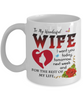 To my wife: Wife coffee mug, best gifts for wife, birthday gifts for wife, husband and wife coffee mug, beautiful wife coffee mug, to my wife coffee mug, gorgeous wife coffee mug 1056