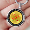 To my wife: Gift for Christmas 2018, Christmas gift ideas for wife, beautiful wife necklace, wife necklace, to my wife necklace, best gifts for wife, birthday gifts for wife, husband and wife necklace 912