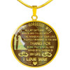 To my wife: Gift for Christmas 2018, Christmas gift ideas for wife, beautiful wife necklace, wife necklace, to my wife necklace, best gifts for wife, birthday gifts for wife, husband and wife necklace 799