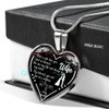 To my wife: Gift for Christmas 2018, Christmas gift ideas for wife, beautiful wife necklace, wife necklace, to my wife necklace, best gifts for wife, birthday gifts for wife, husband and wife necklace 781