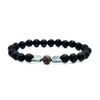 8mm Lava Stone Bracelet Rock Bracelet Adjustable Arrow Diffuser Stone Bracelet Women Men 8 Colors bracelets for women
