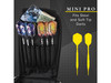 Casemaster Mini Pro Black Leather Dart Case