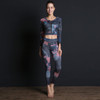 Fitness Yoga Printed Set Fashionably Comfy