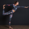 Fitness Yoga Printed Set Fashionably Comfy