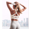White Strap Push Up Sports Bra for Women Gym Running yoga top Bra Athletic Vest Hollow out Sportswear Underwear White Strap Push Up Sports Bra for Women Gym Running yoga top Bra Athletic Vest Hollow out Sportswear Underwear